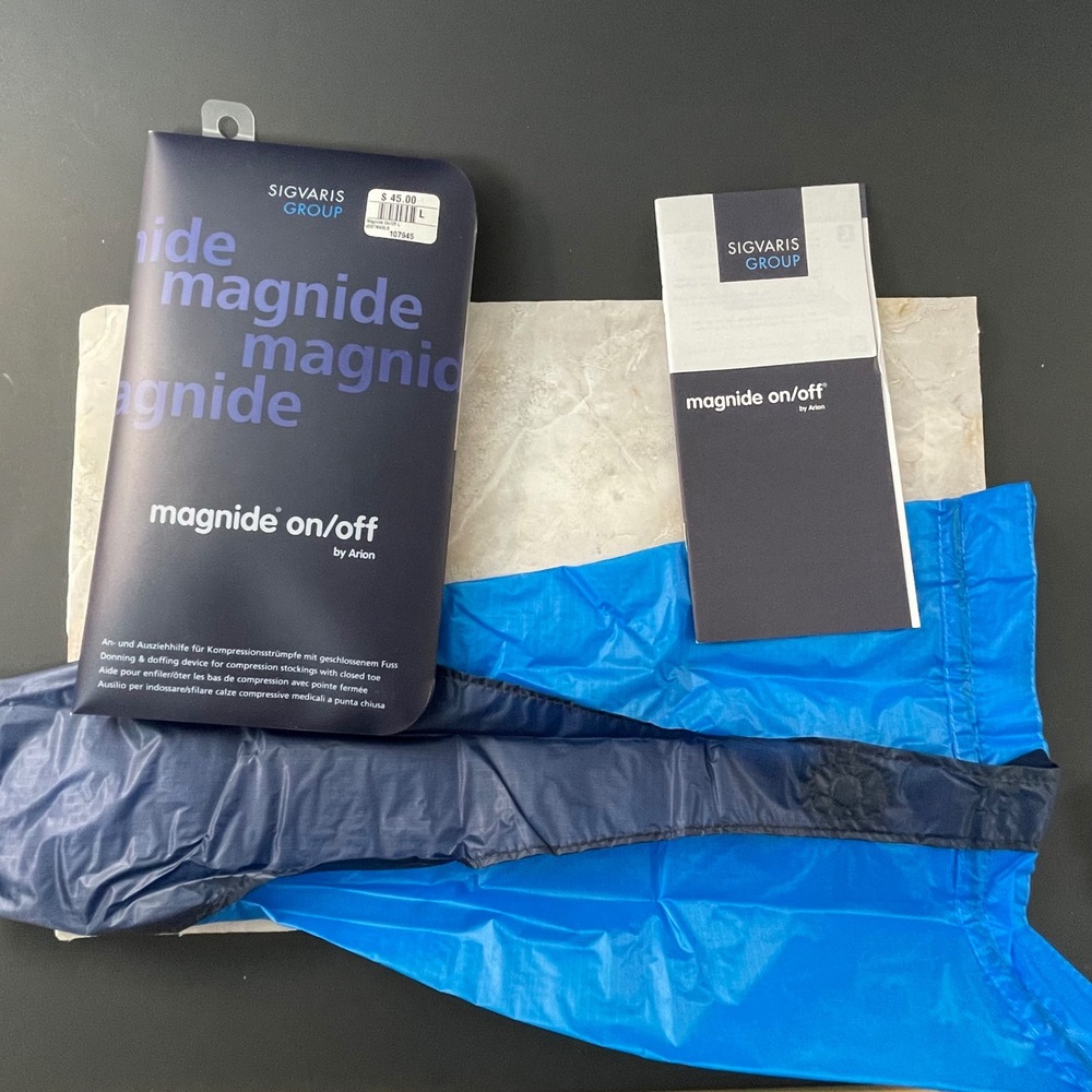Sigvaris Magnide On/Off Donning Doffing Aid Compression Stockings Lrg Closed Toe